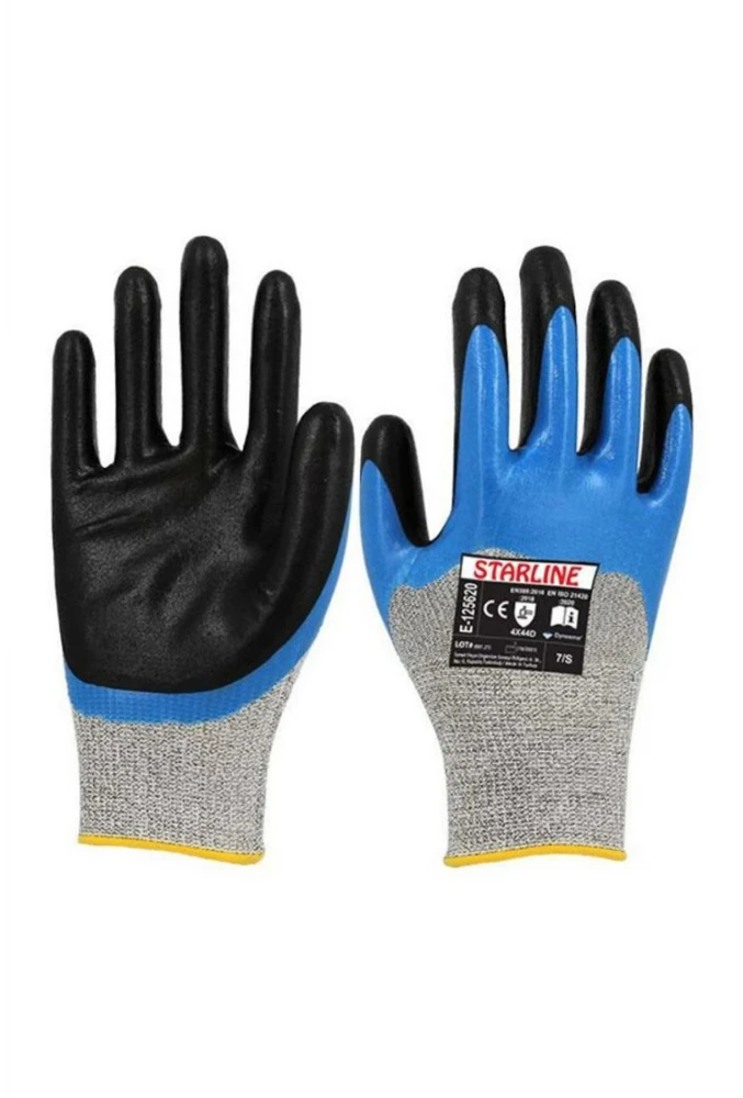 Starline E-125620 Köpük Nitril Kaplamalı İş Eldiveni Kaymaz