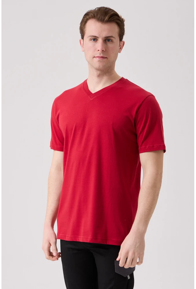 Galanthus V Neck T-Shirt - Breathable, Comfortable, and Stylish Design