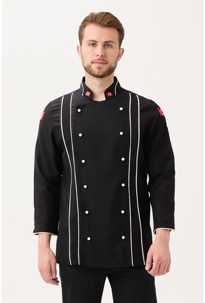 Hispanica Şef Aşçı Ceketi - Profesyonel, Nefes Alabilir, Şık ve Dayanıklı Mutfak Ceketi
