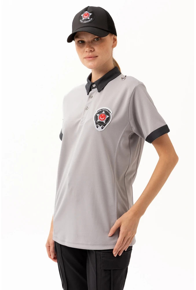 MÜNİH GÜVENLİK T-SHİRT UNİSEX | Güvenlik Görevlisi Polo Yaka Tişört, Personel Üniforma, İş Kıyafeti