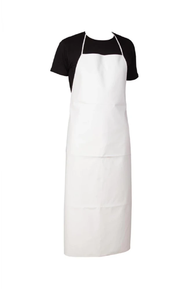 Askılı Önlük Muşamba ON 3000 Su Geçirmez Temizlik Hijyen Gıda Sanayi Uygun Koruyucu Önlük