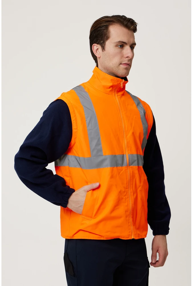 Eradium 5N1 Reflektörlü İş Güvenliği Parkası - Su ve Rüzgar Geçirmez, Yüksek Görünürlüklü Kışlık Mont