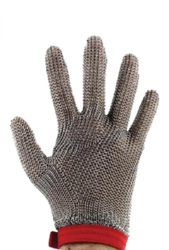 Starline Çelik Örgülü 5 Parmak Kesilmeye Dayanıklı Güvenlik Eldiveni