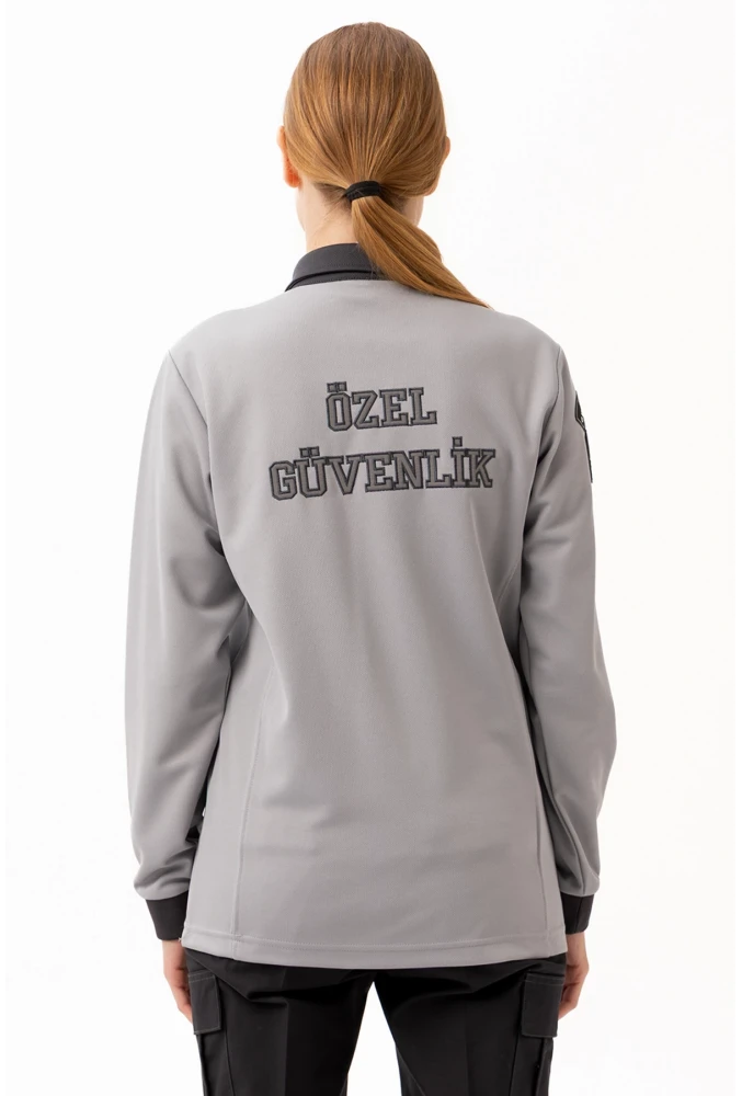 Özel Güvenlik Armalı Uzun Kollu Polo Tişört Profesyonel Görünüm ve Konfor