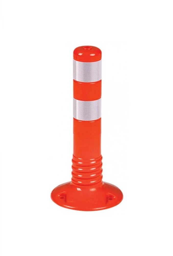 UT2502 Şerit Ayırıcı Esnek Delinatör Kısa Tip, Reflektörlü, Esnek Yapılı Trafik Güvenlik Dikmesi