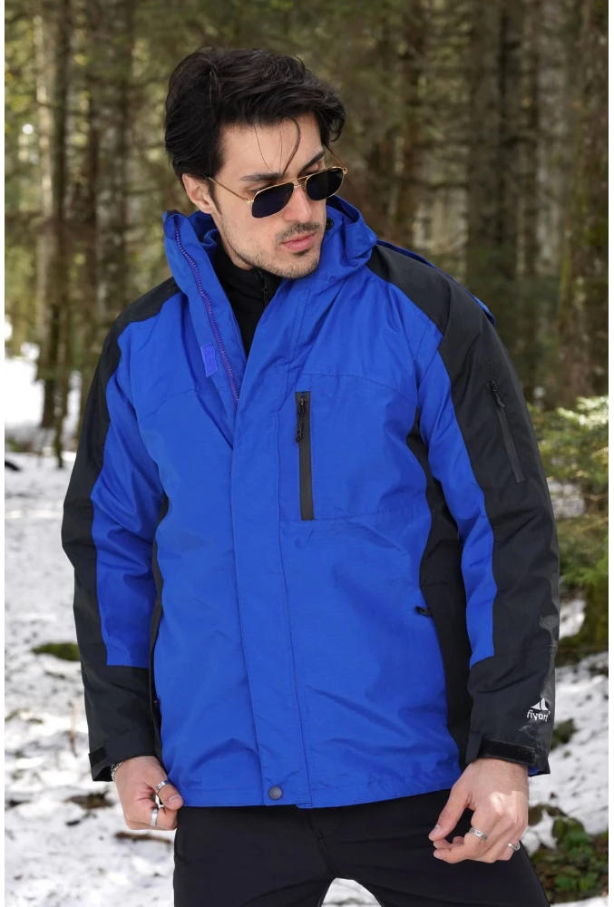 Fiyort FY 162 Sogne 3ü 1 Arada Su Geçirmez Mont Çıkarılabilir Polar Astarlı, Nefes Alabilen Outdoor Ceket