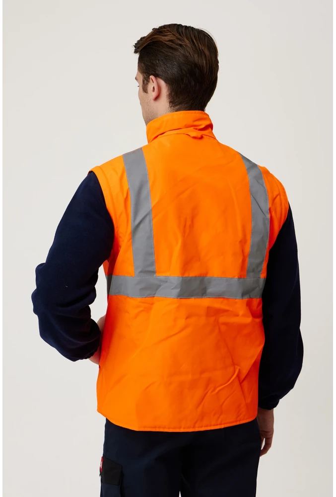 Eradium 5N1 Reflektörlü İş Güvenliği Parkası - Su ve Rüzgar Geçirmez, Yüksek Görünürlüklü Kışlık Mont