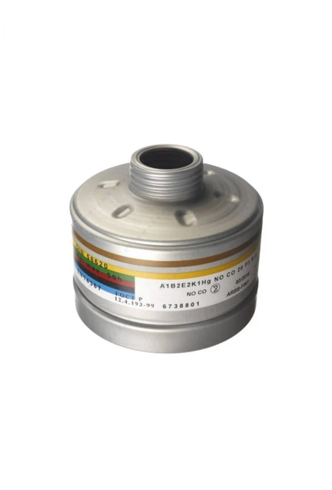Drager 6738801 X-plore A1B2E2K1 Hg CO NO P3 RD40 Filtre Geniş Spektrumlu Solunum Koruma Filtresi