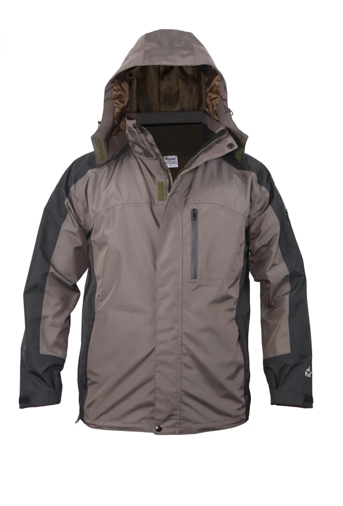 Fiyort FY 162 Sogne 3ü 1 Arada Su Geçirmez Mont Çıkarılabilir Polar Astarlı, Nefes Alabilen Outdoor Ceket