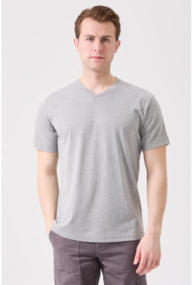 Herba V Yaka T-Shirt - Nefes Alabilir, Rahat ve Şık Tasarım