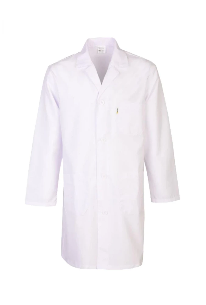 Vanessa Erkek Önlük Klasik Yaka Uzun Kollu Dayanıklı ve Rahat İş Önlüğü