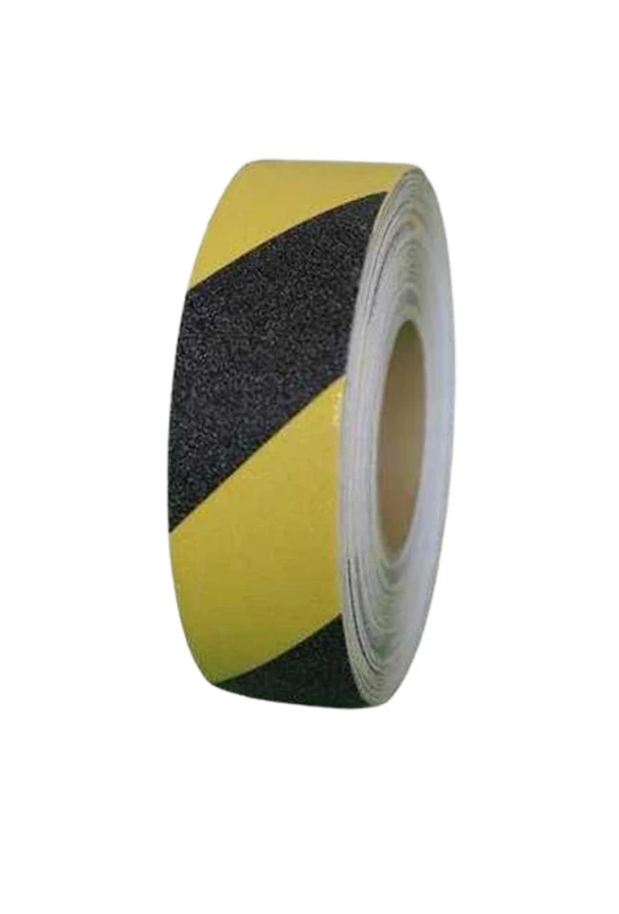 Kaydırmaz Bant 50mm x 15m Sarı-Siyah – Güvenlik İçin İdeal Kaymaz Çözüm