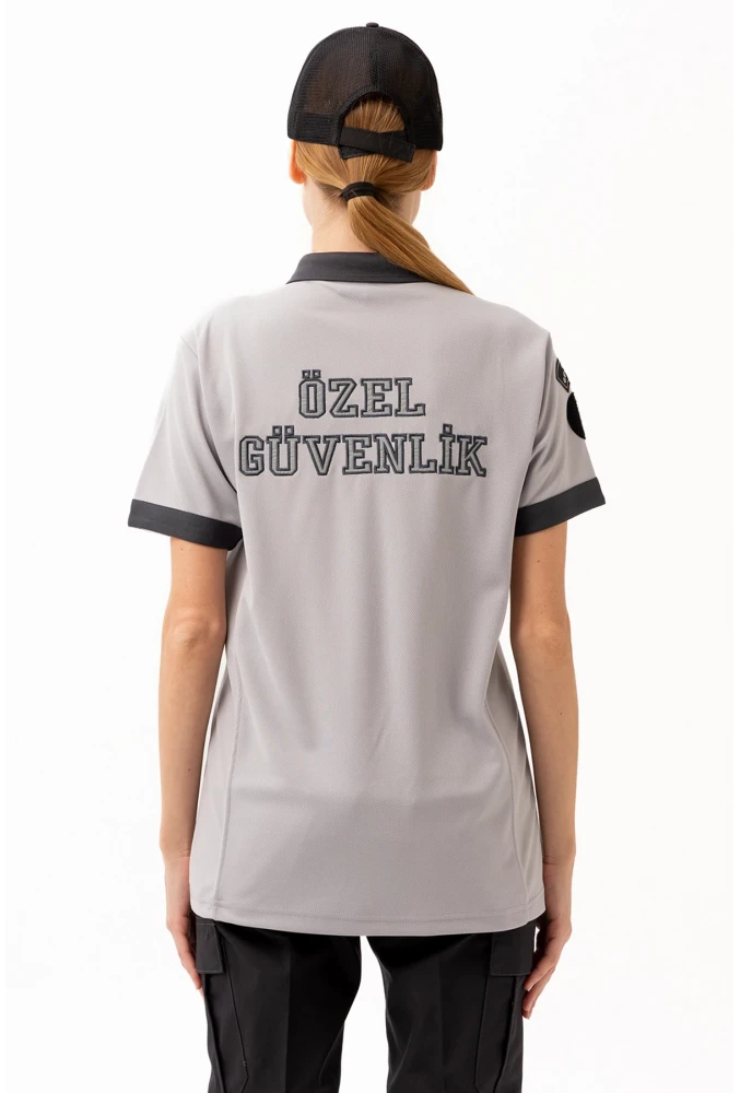 Özel Güvenlik Kısa Kollu Polo Tişört Armalı Profesyonel ve Şık Tasarım