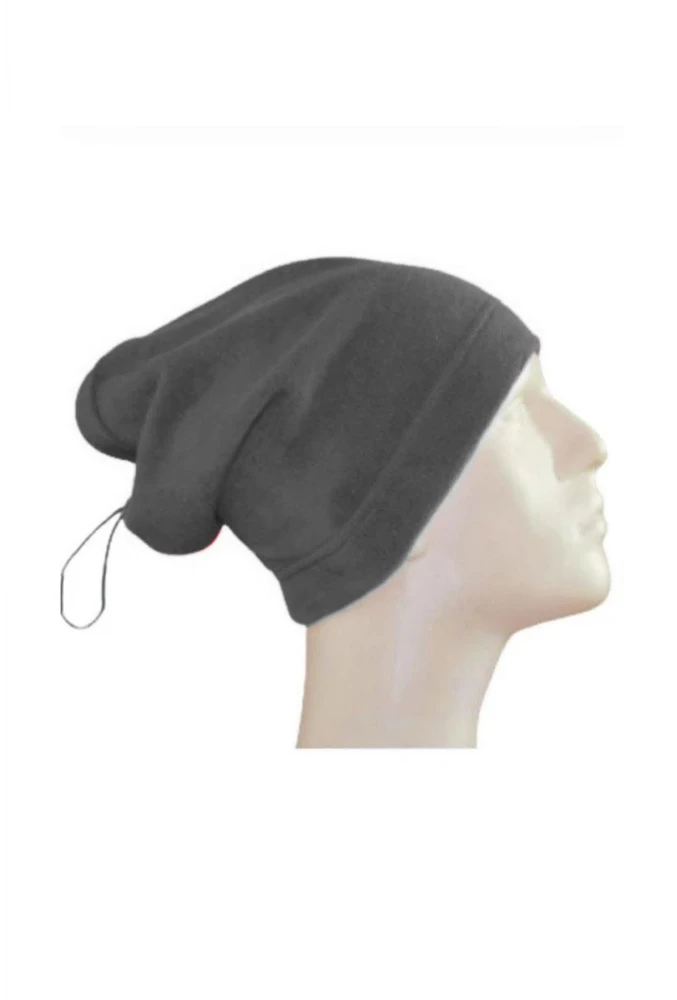 Bağcıklı Polar Bere Boyunluk Çift Kullanım Sıcak ve Konforlu Tasarım