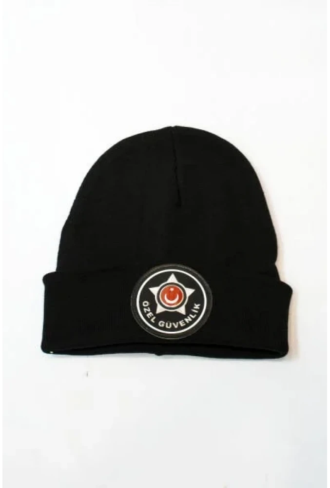 Güvenlik KM Bere Soğuk Hava Koşullarına Uygun Özel Güvenlik Armalı Sıcak Tutan Bere