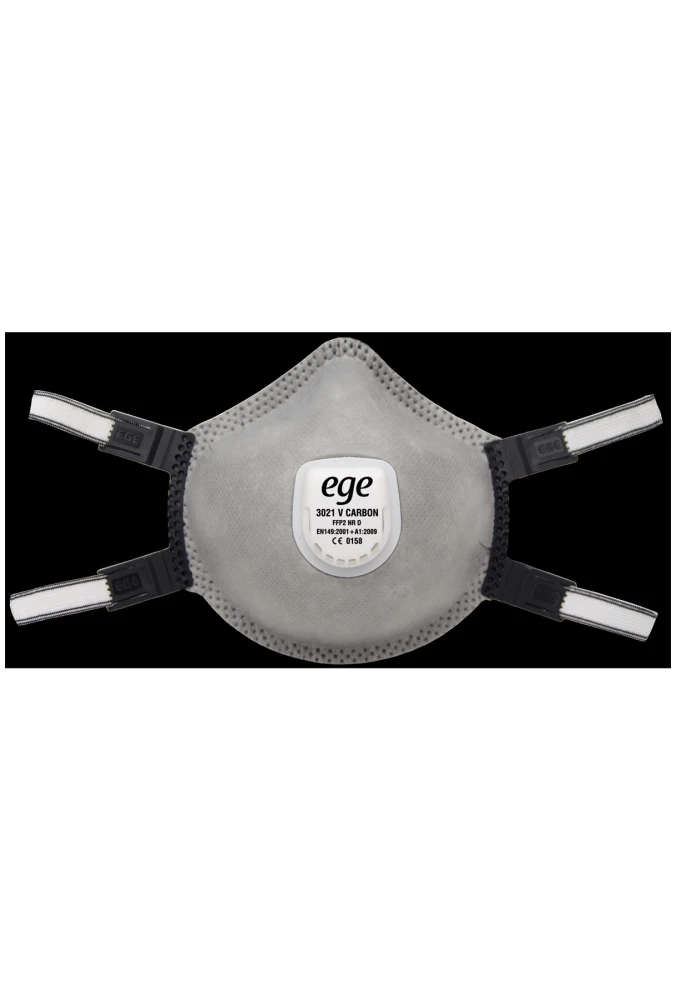 Maske: Ege FFP2 3021 Pro Kubbe Ventilli Aktif Karb STD