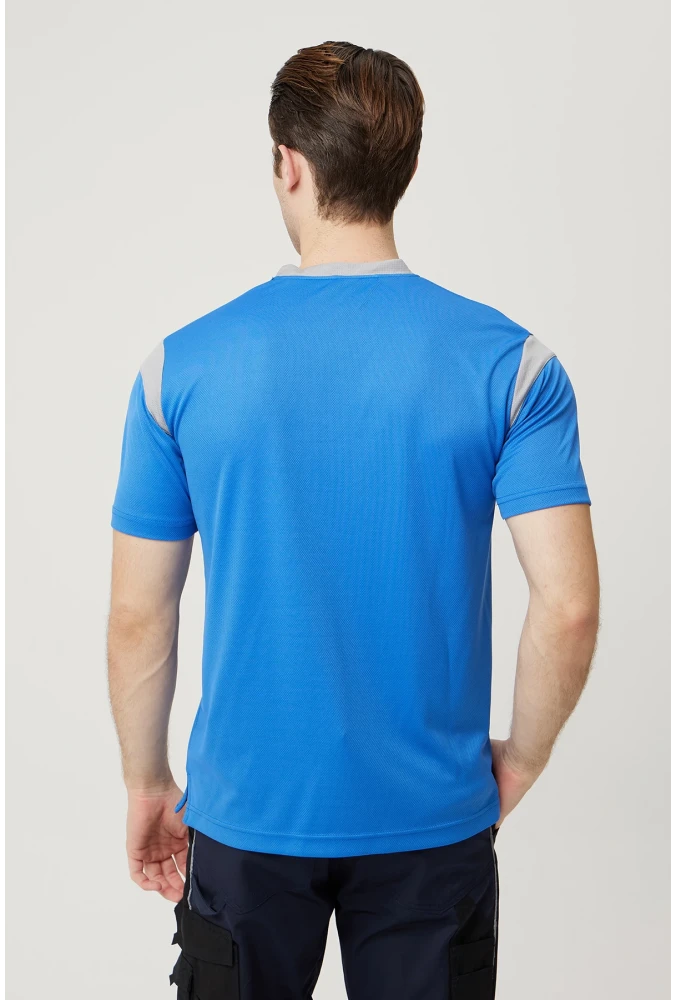 Allium V Yaka Tişört Nefes Alabilir Esnek ve Şık İş ve Günlük Kullanım İçin