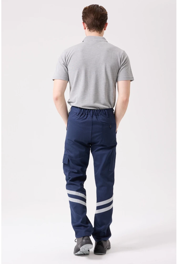 Royal Yazlık Reflektörlü İş Güvenlik Pantolonu 4 Cepli Hafif ve Dayanıklı