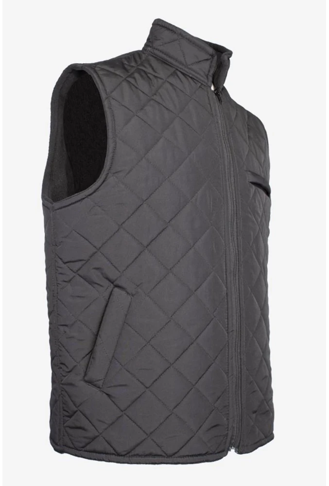 Micro desenli iş yeleği çift cepli kışlık iç giyim koruyucu mont yelek erkek