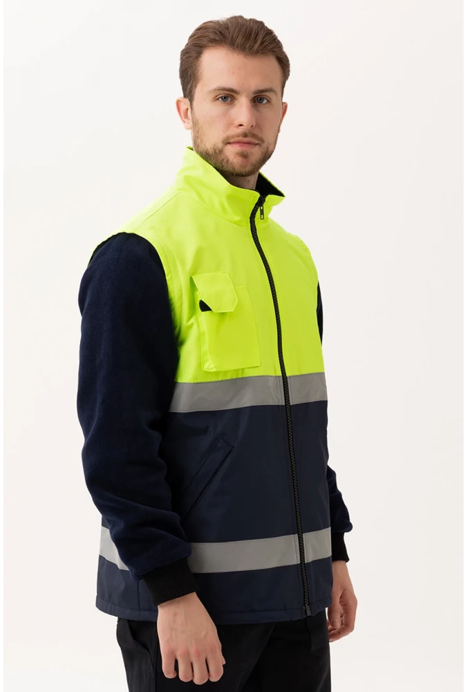 Pendula Mont - Soğuk Havalara Uygun Reflektörlü İşçi Montu – Yüksek Görünürlük