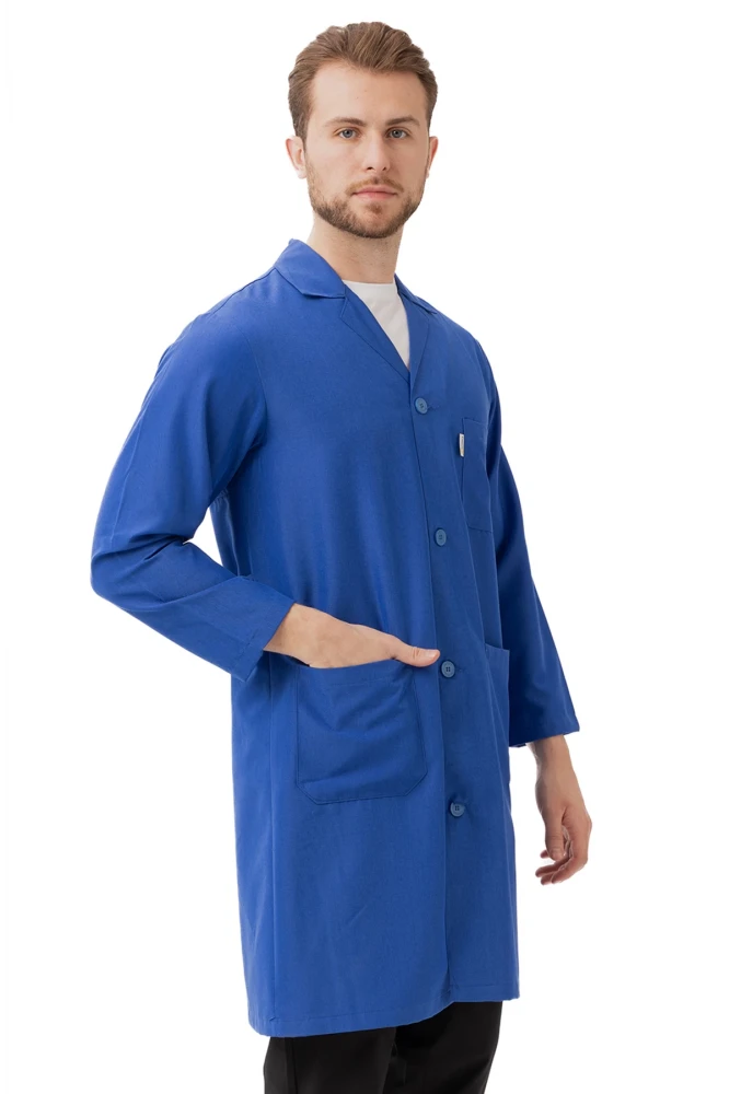 Vanessa Erkek Önlük Klasik Yaka Uzun Kollu Dayanıklı ve Rahat İş Önlüğü