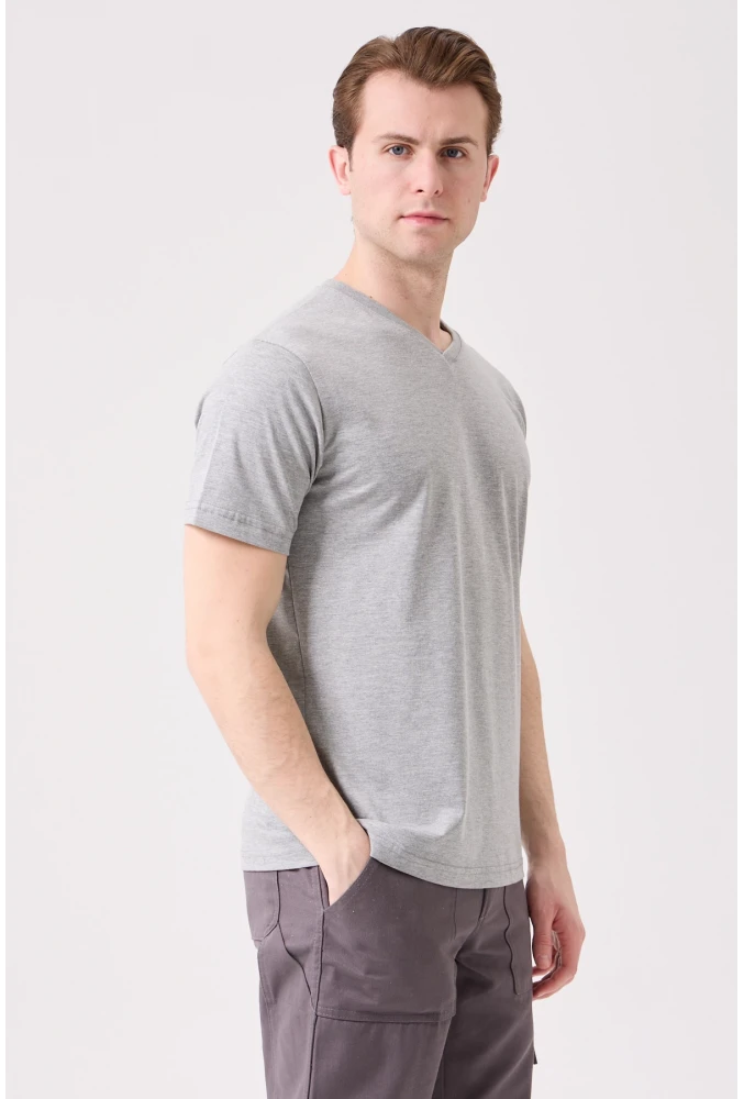 Herba V Yaka T-Shirt - Nefes Alabilir, Rahat ve Şık Tasarım