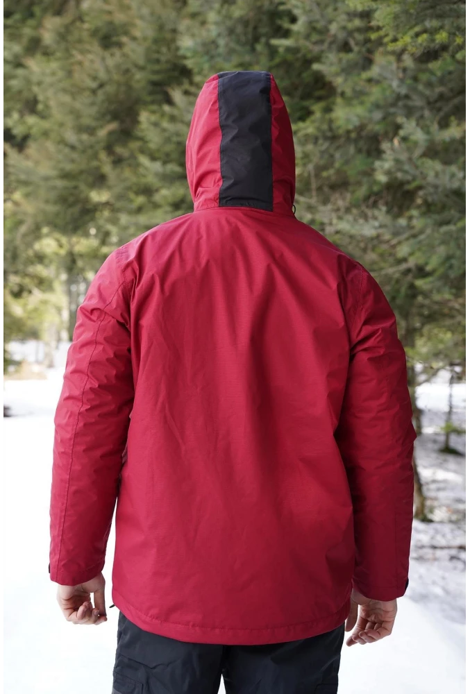 Fiyort FY 76 Floyen Polarlı Su Geçirmez Outdoor Yağmurluk Mont – Erkek Kapüşonlu Ceket