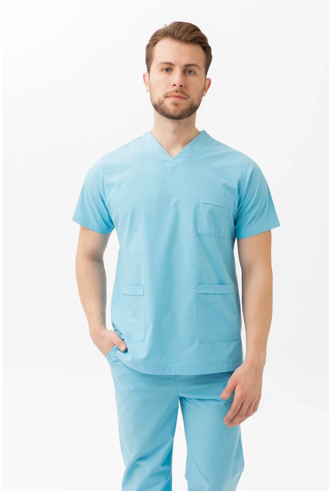 Santolina V Yaka Üniforma - Doktor, Hemşire, Sağlık Çalışanları İçin Rahat ve Dayanıklı Scrubs