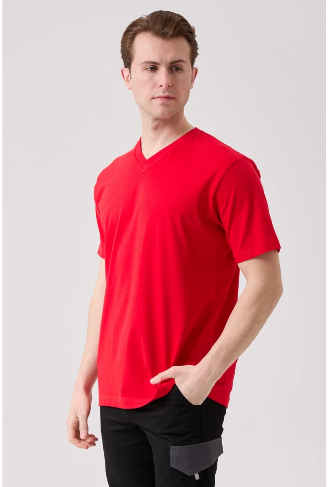 Galanthus V Neck T-Shirt - Breathable, Comfortable, and Stylish Design
