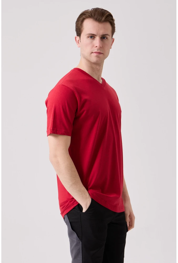 Galanthus V Neck T-Shirt - Breathable, Comfortable, and Stylish Design