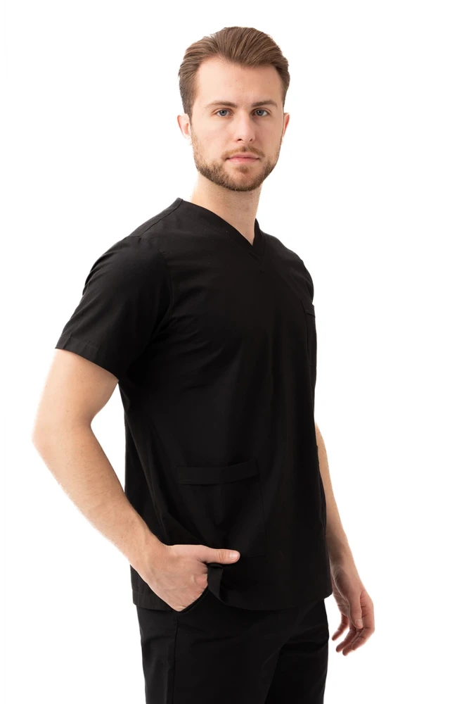 Santolina V Yaka Üniforma - Doktor, Hemşire, Sağlık Çalışanları İçin Rahat ve Dayanıklı Scrubs