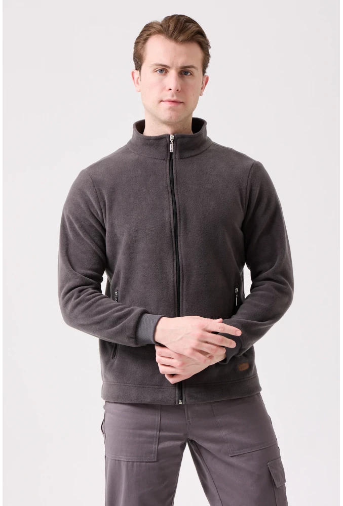 Galanthus Polar Mont Erkek Fermuarlı Sıcak Tutan Rahat ve Dayanıklı Kışlık Ceket