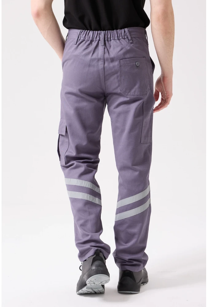 Royal Yazlık Reflektörlü İş Güvenlik Pantolonu 4 Cepli Hafif ve Dayanıklı