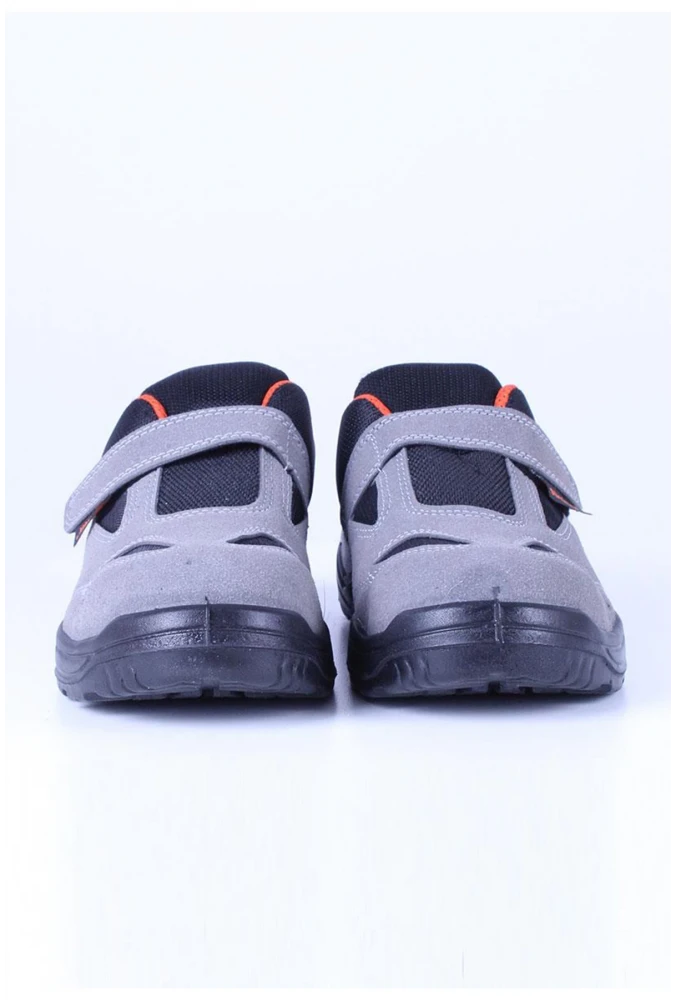 Stronex ST-101 S1 Süet Çelik Burunlu İş Ayakkabısı Hafif Rahat Kaymaz Taban Gri