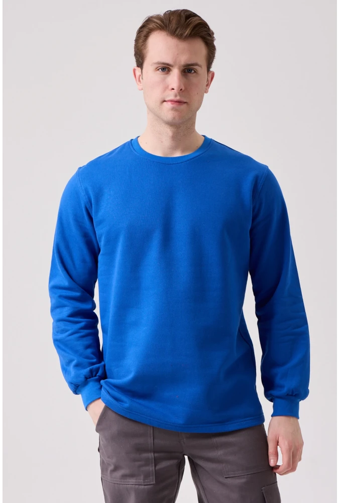 Galanthus Basic Sweatshirt - Uzun Kollu, Pamuklu, Rahat Kesim, Günlük ve İş Kullanımı İçin