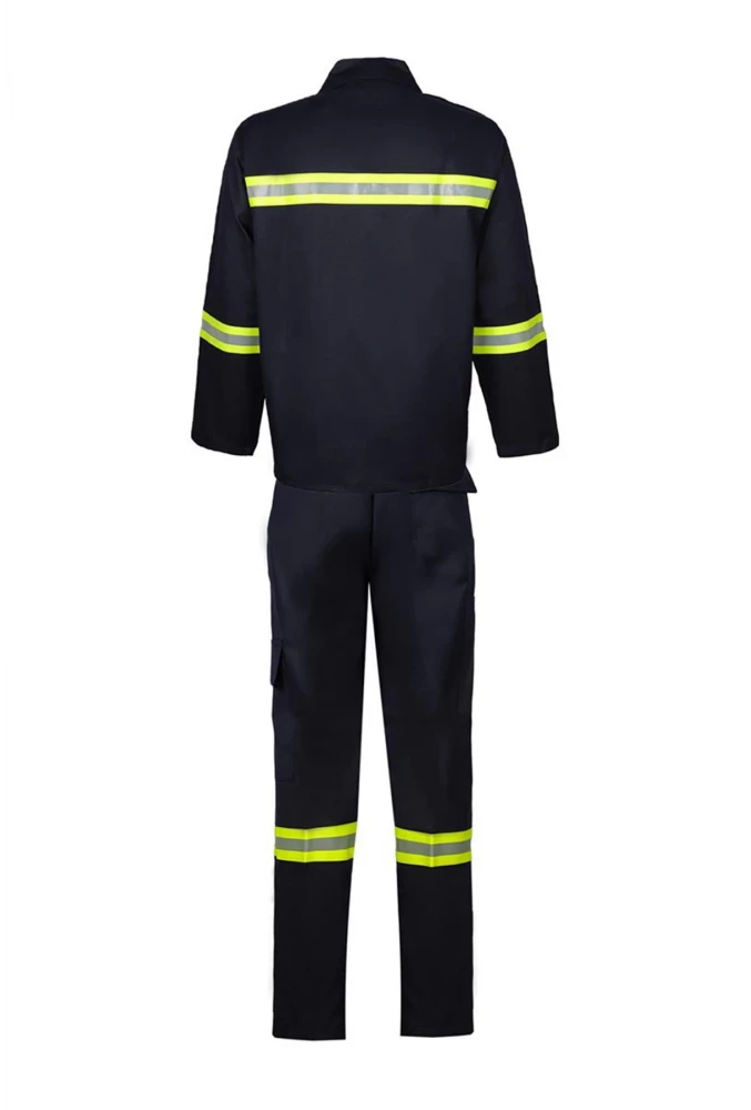 Projacket Alev Almaz Yangın Koruma İş Güvenlik Takımı SMY-10031 Yüksek Koruma