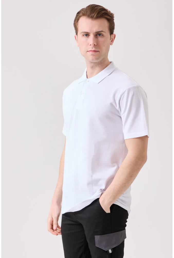 Galanthus Polo Yaka T-Shirt - Pamuklu, Nefes Alabilir, Klasik ve Şık Tasarım