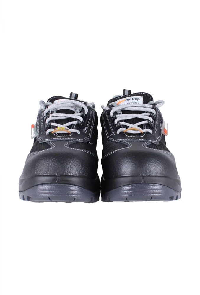 Mekap 232 Rolax S1 Yalıtkan Siyah Gri Kaymaz Tabanlı Nefes Alabilir Hafif İş Ayakkabısı