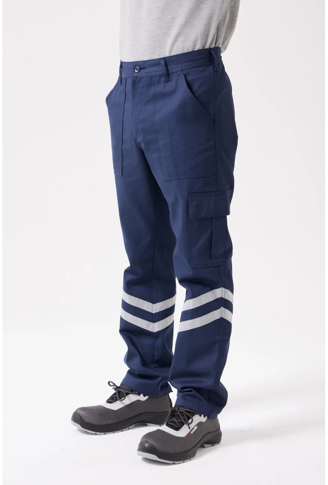 Royal Yazlık Reflektörlü İş Güvenlik Pantolonu 4 Cepli Hafif ve Dayanıklı