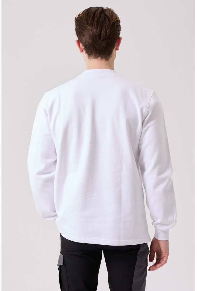 Galanthus Basic Sweatshirt - Uzun Kollu, Pamuklu, Rahat Kesim, Günlük ve İş Kullanımı İçin