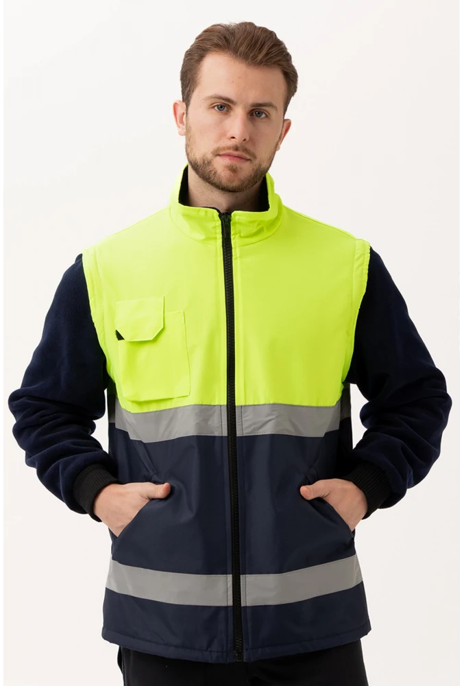 Pendula Mont - Soğuk Havalara Uygun Reflektörlü İşçi Montu – Yüksek Görünürlük