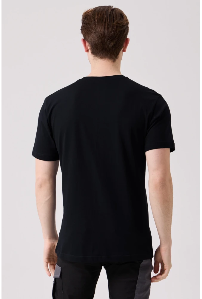 Galanthus V Yaka T-Shirt - Nefes Alabilir, Rahat ve Şık Tasarım