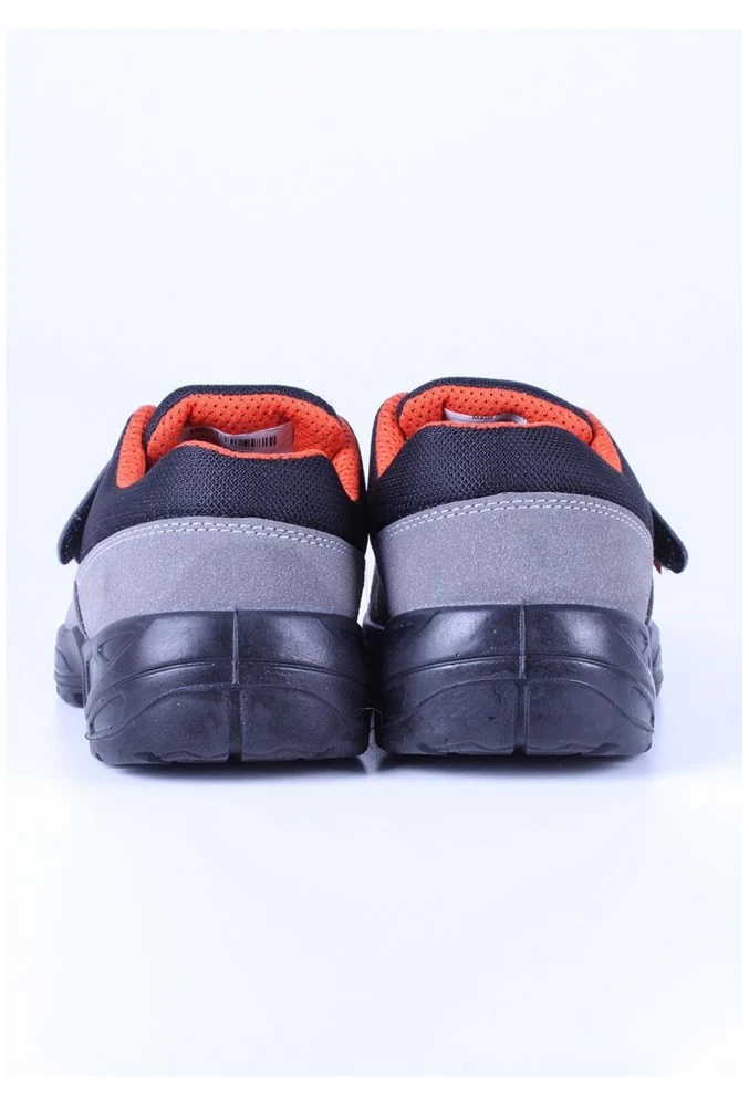 Stronex ST-101 S1 Süet Çelik Burunlu İş Ayakkabısı Hafif Rahat Kaymaz Taban Gri