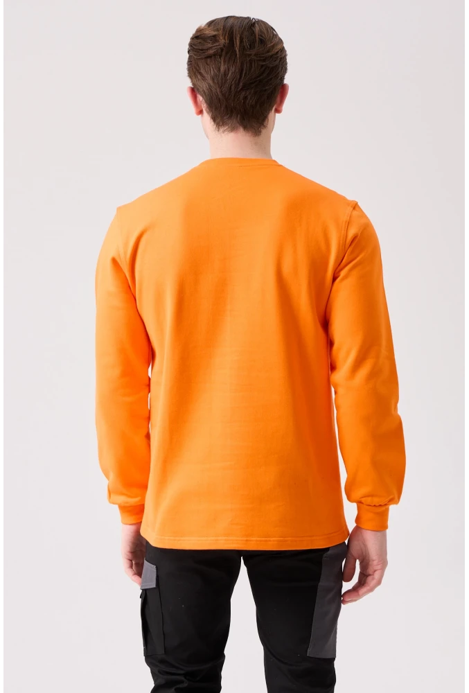 Galanthus Basic Sweatshirt - Uzun Kollu, Pamuklu, Rahat Kesim, Günlük ve İş Kullanımı İçin