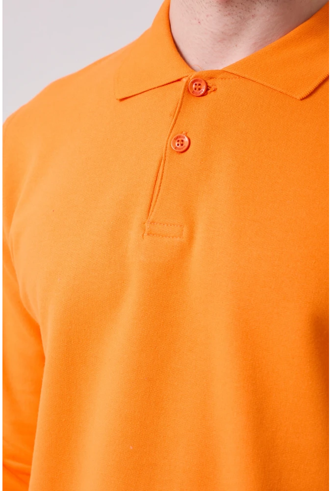 Galanthus Polo Sweat Erkek Uzun Kollu Pamuklu Sweatshirt İş ve Günlük Kullanım İçin