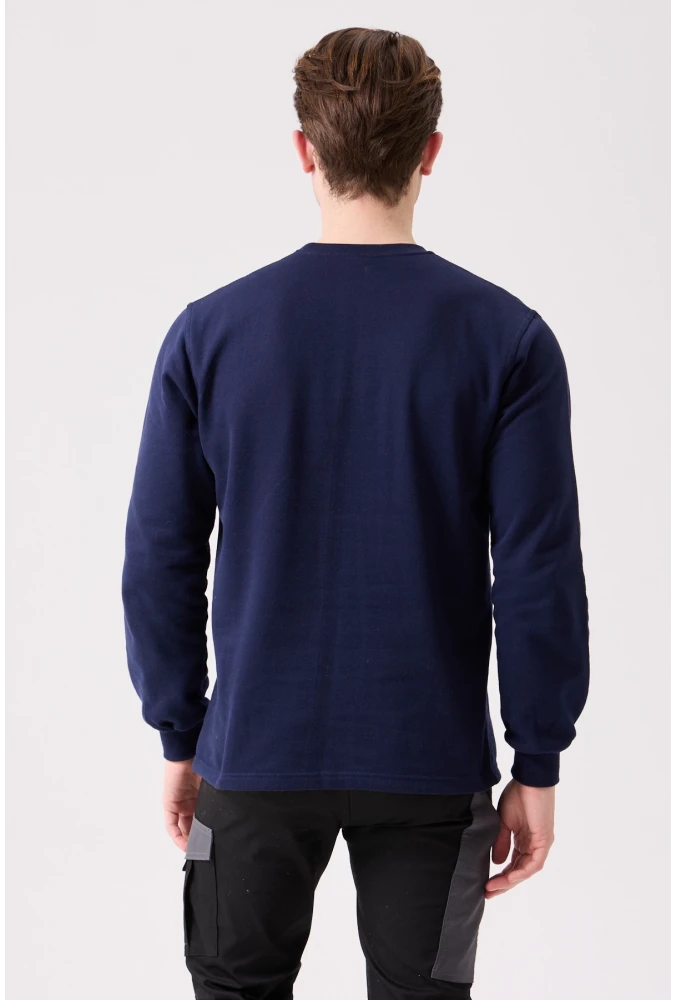 Galanthus Basic Sweatshirt - Uzun Kollu, Pamuklu, Rahat Kesim, Günlük ve İş Kullanımı İçin