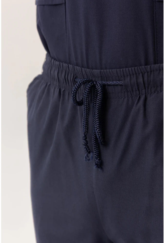 Santolina Pantolon - Lastikli ve Bağcıklı Rahat Kesim, Nefes Alabilir Kumaş