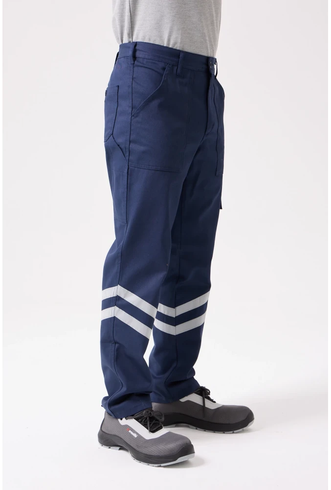 Royal Yazlık Reflektörlü İş Güvenlik Pantolonu 4 Cepli Hafif ve Dayanıklı