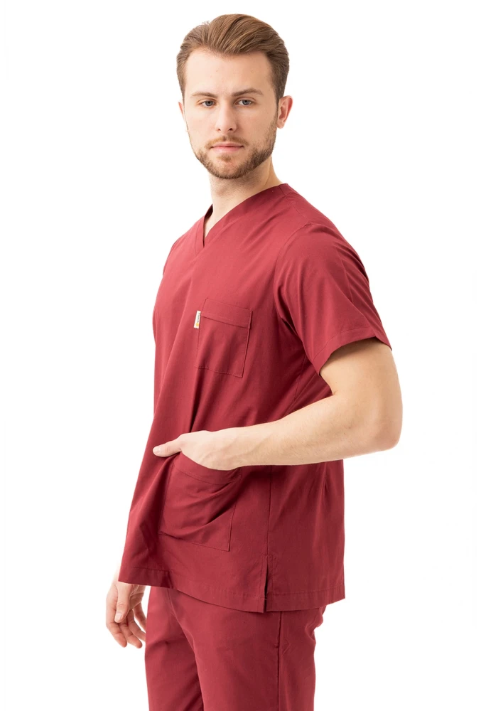 Santolina V Yaka Üniforma - Doktor, Hemşire, Sağlık Çalışanları İçin Rahat ve Dayanıklı Scrubs