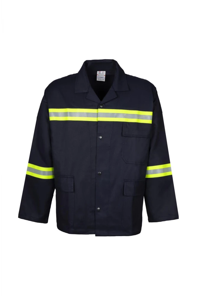 Projacket Alev Almaz Yangın Koruma İş Güvenlik Takımı SMY-10031 Yüksek Koruma